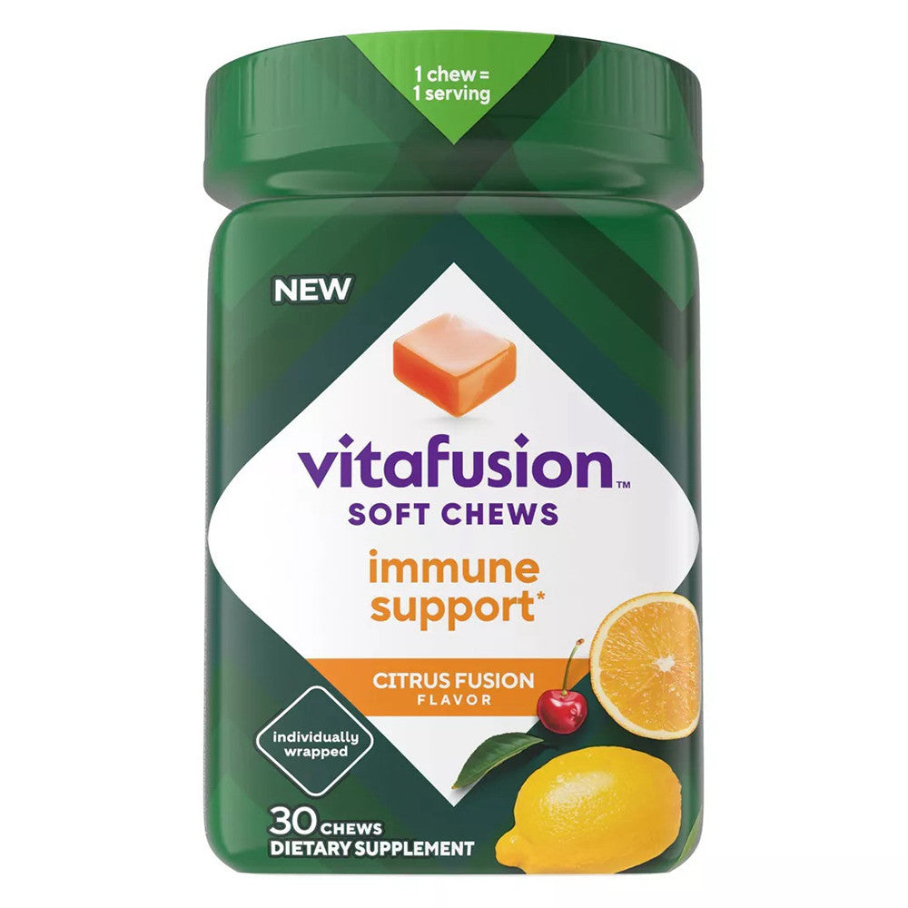 Vitafusion Immune Support Soft Chews, Citrus Fusion Flavor, 30 Ea