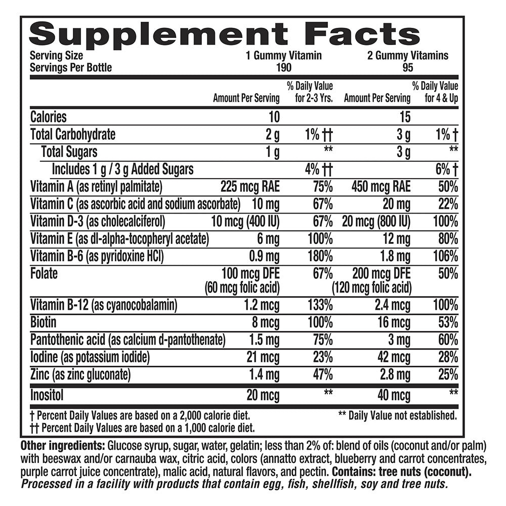 Lil Critters Paw Patrol Complete Multivitamin Gummies, 190 Ea