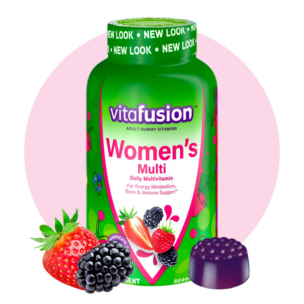 Vitafusion Womens Daily Multivitamin Gummy Vitamins, Berry Flavor, 70 Ea
