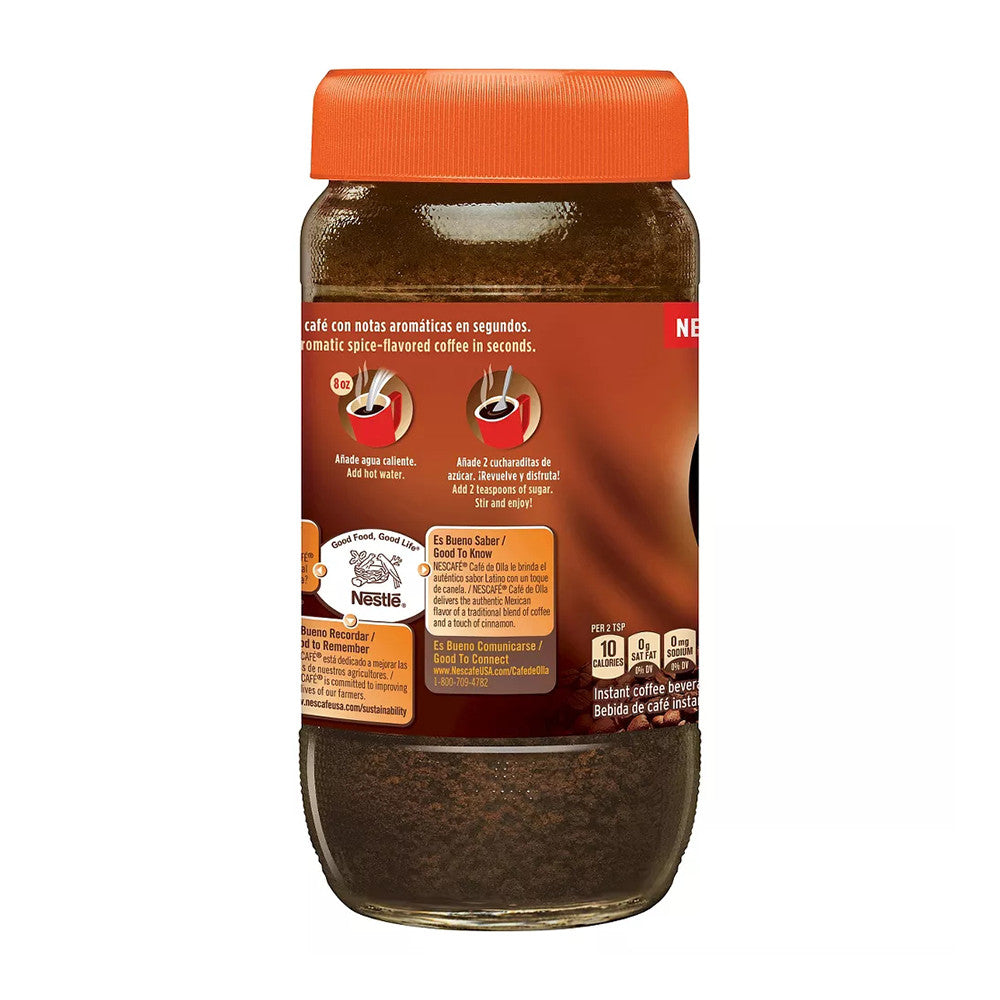 Nescafe Cafe de Olla Cinnamon Instant Coffee, 6.7 Oz