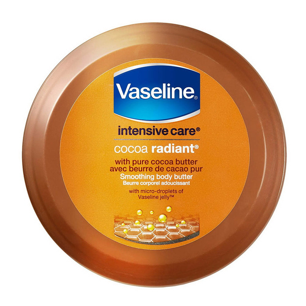 Vaseline Cocoa Radiant Smoothing Body Butter, 8 Oz