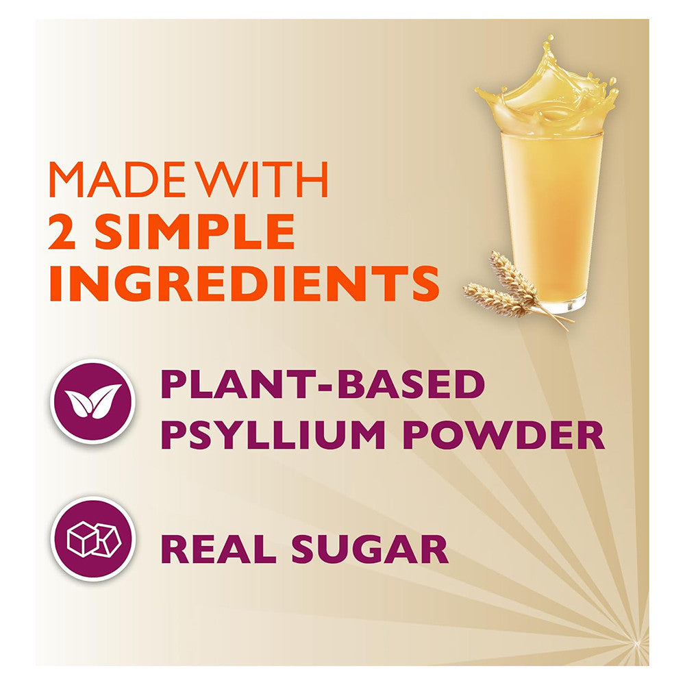 Metamucil Daily Psyllium Fiber Supplement 4in1 Fiber for Digestive Health Unflavored 114 Servings 28.1Oz (798g)