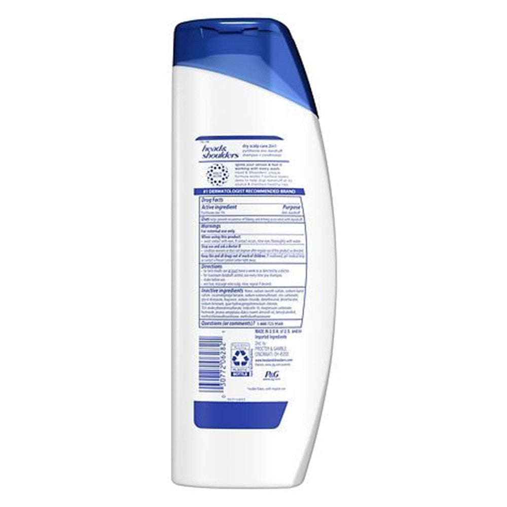 Head and Shoulders 2 in1 Dandruff Shampoo and Conditioner with Almond Oil, 12.5 Oz