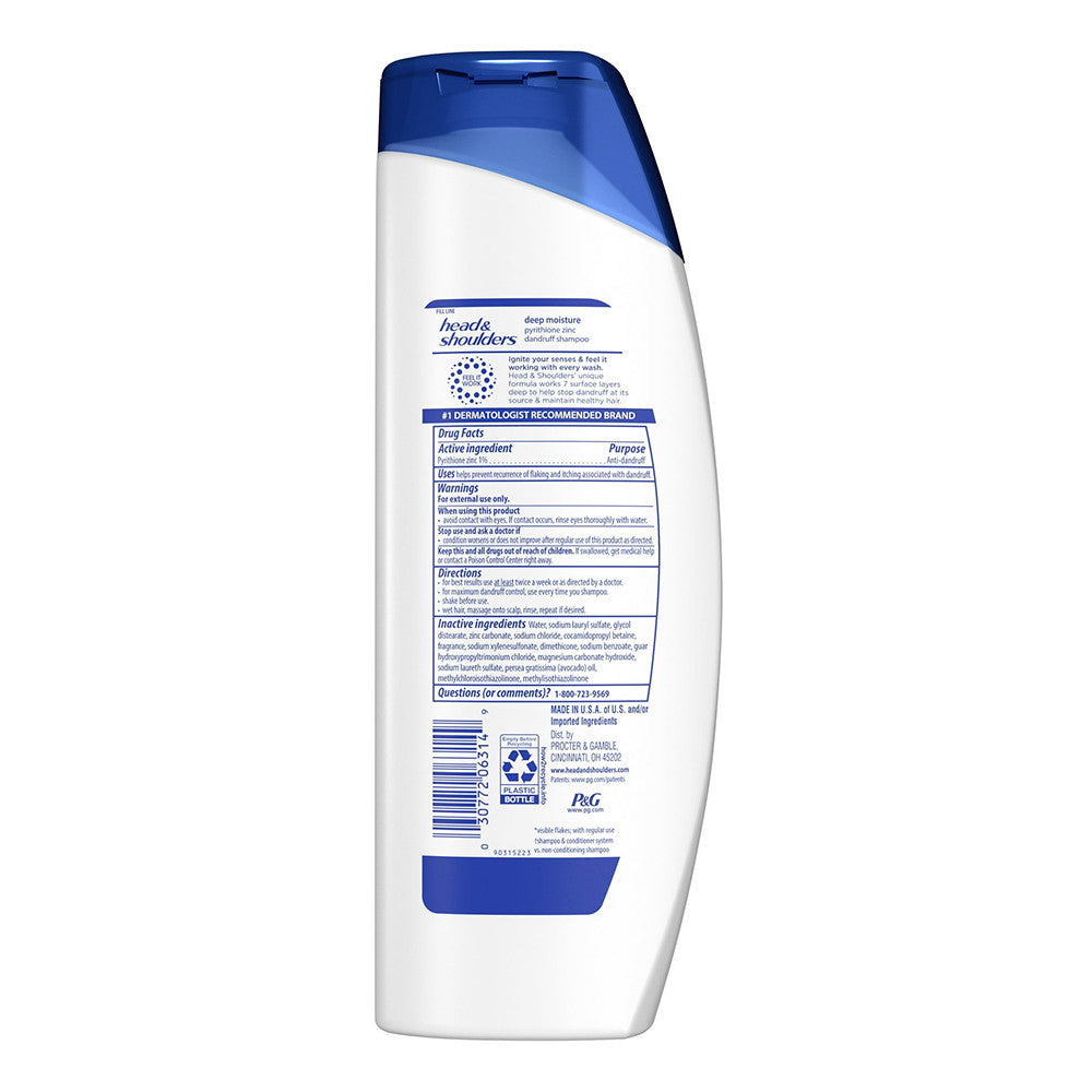 Head and Shoulders Dandruff Shampoo, Deep Moisture, 12.5 Oz