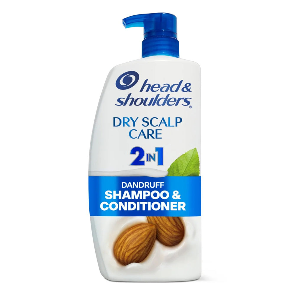 Head and Shoulders 2 in 1 Dandruff Shampoo and Conditioner Dry Scalp Care Moisturizing Relief 28.2Oz (835ml)