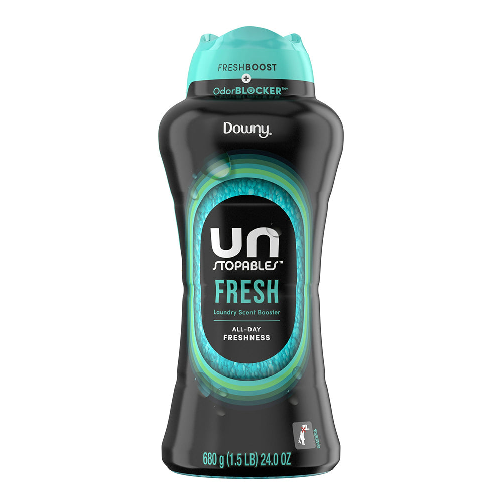 Downy Unstopables In Wash Scent Booster Laundry Beads Fresh Scent All Day Freshness 24Oz (680g)