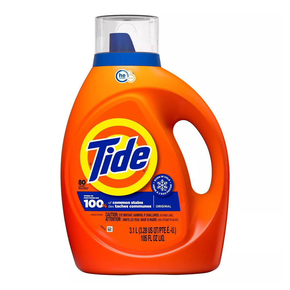 Tide Original Scent Liquid Laundry Detergent 80 Loads 105Oz (3.1L)
