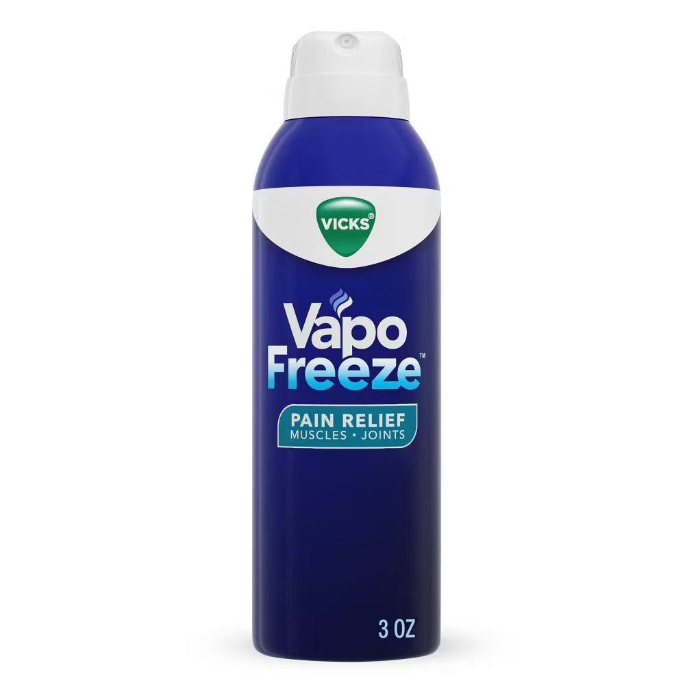 Vicks Vapo Freeze Pain Reliever Spray Muscle and Joints 3Oz