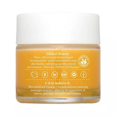 Derma E Vitamin C Intense Brightening Night Cream, 2 Oz