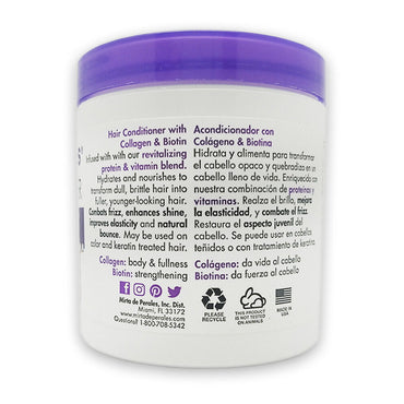 Mirta de Perales Hair Conditioner with Collagen and Biotin, Younger Look, 6 Oz