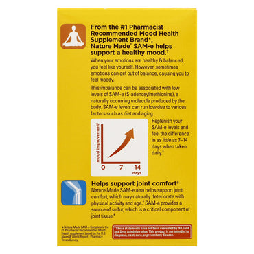 Nature Made Sam-E Complete 200 Mg Tablets - 60 Ea