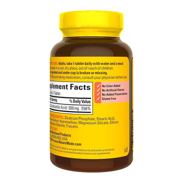 Vitamin C 500 Mg Tablets, By Nature Made - 250 Tea