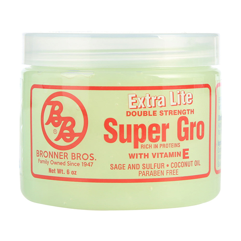 B B Super Gro Extra Lite Double Strength Miracle Hair Aid, 6 oz