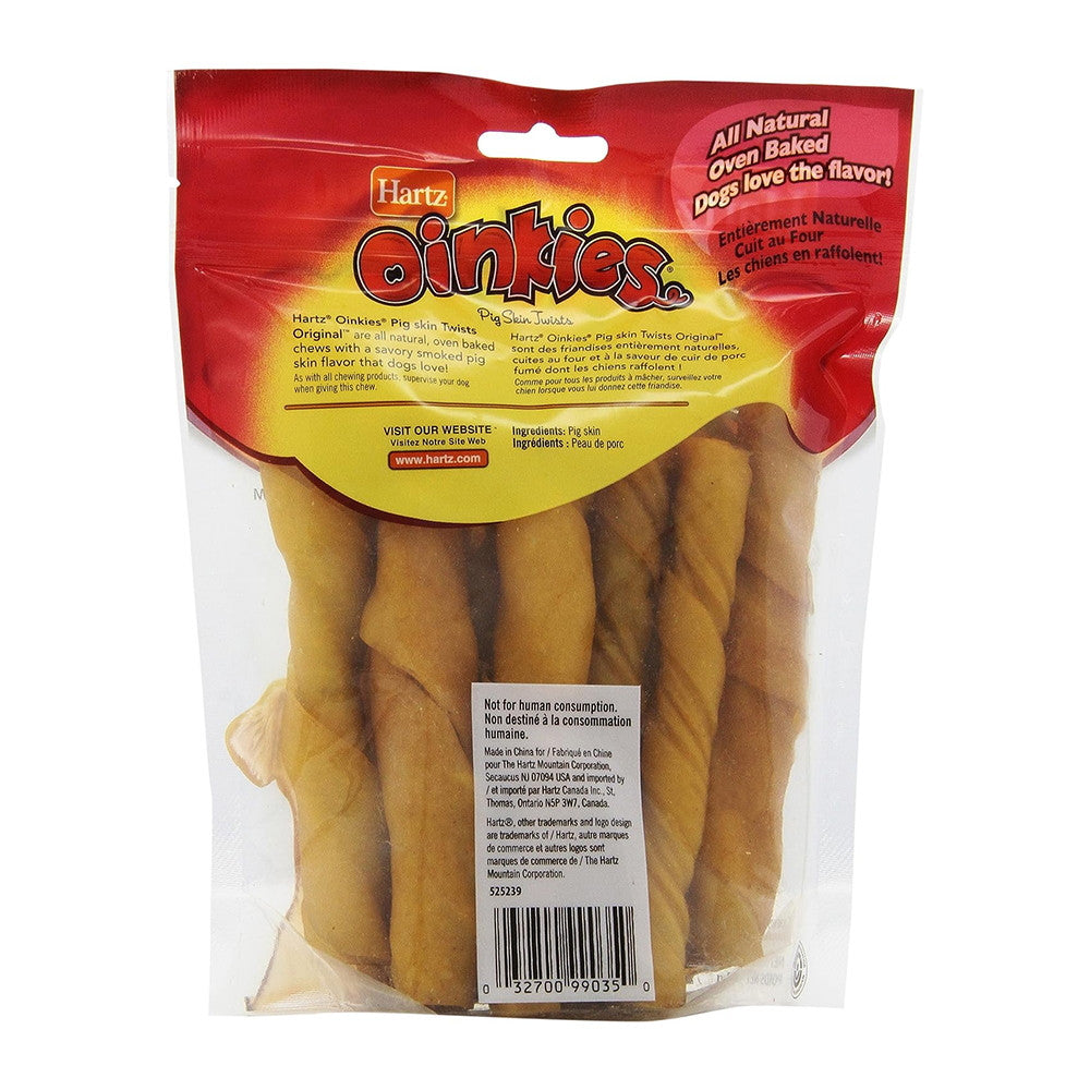 Hartz Oinkies Pig Skin Twist Packets, 10 Ea, 10.6 Oz
