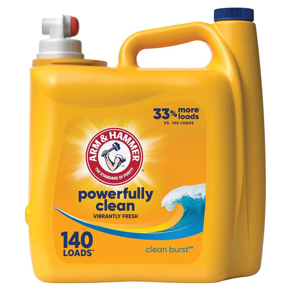 Arm and Hammer Clean Burst Liquid Laundry Detergent 140Oz (4.14L)