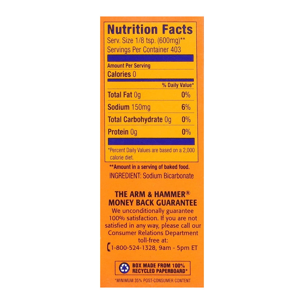 Arm and Hammer Pure Baking Soda, 8 Oz