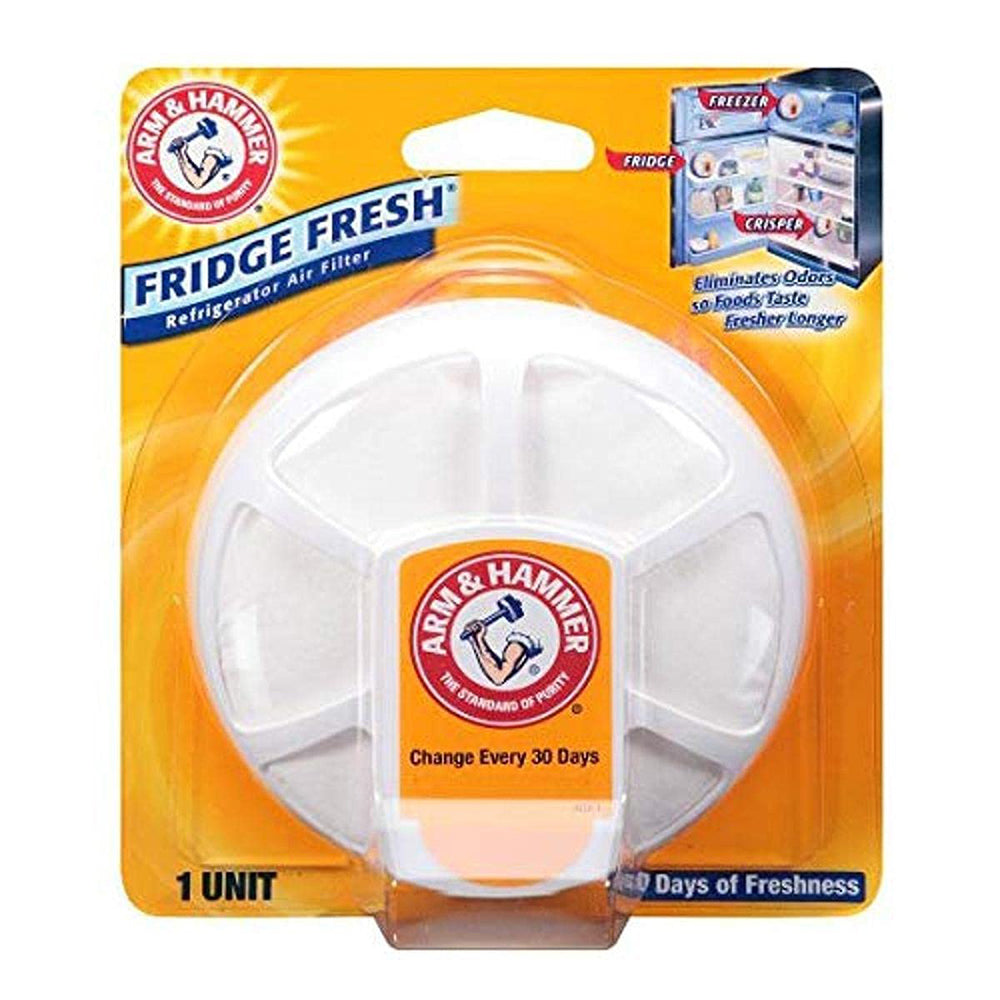 Arm and Hammer Fridge Fresh Baking Soda Odor Absorber Disc 1Ea