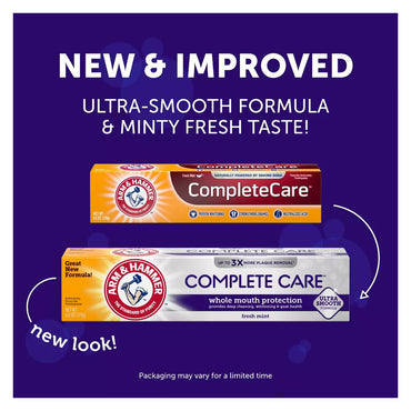 Arm & Hammer Complete Care Fluoride Toothpaste Plus Extra Whitening, Mint, 6 Oz