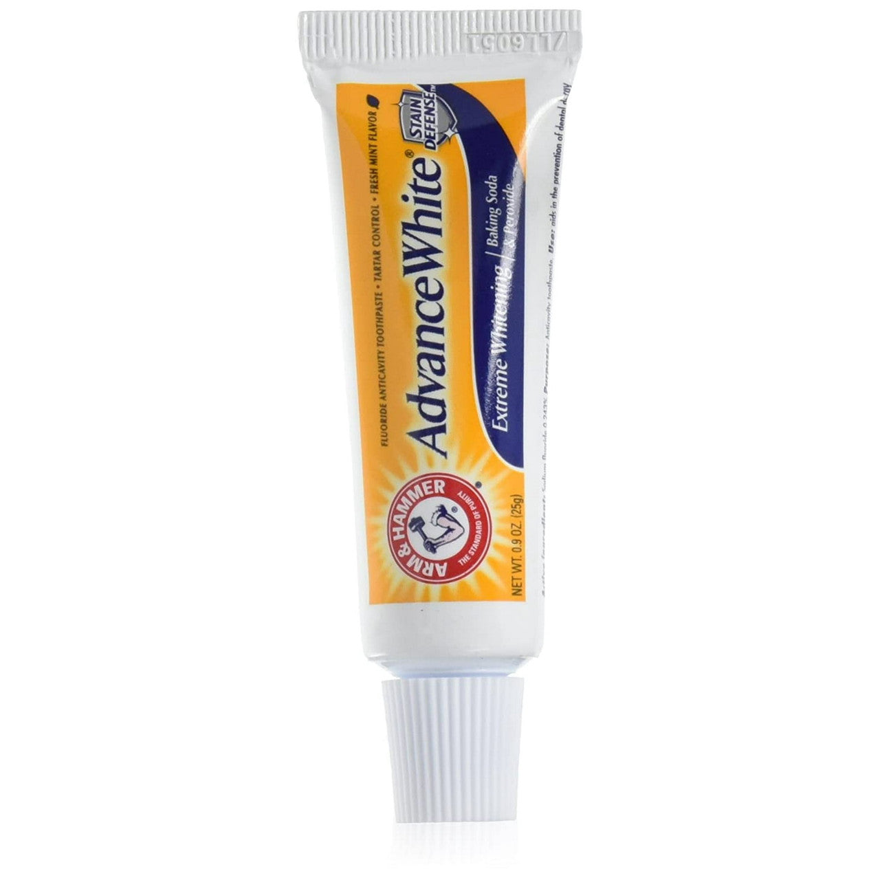 Arm & Hammer Advanced White Baking Soda And Peroxid Toothpaste Travel Size - 0.9 Oz