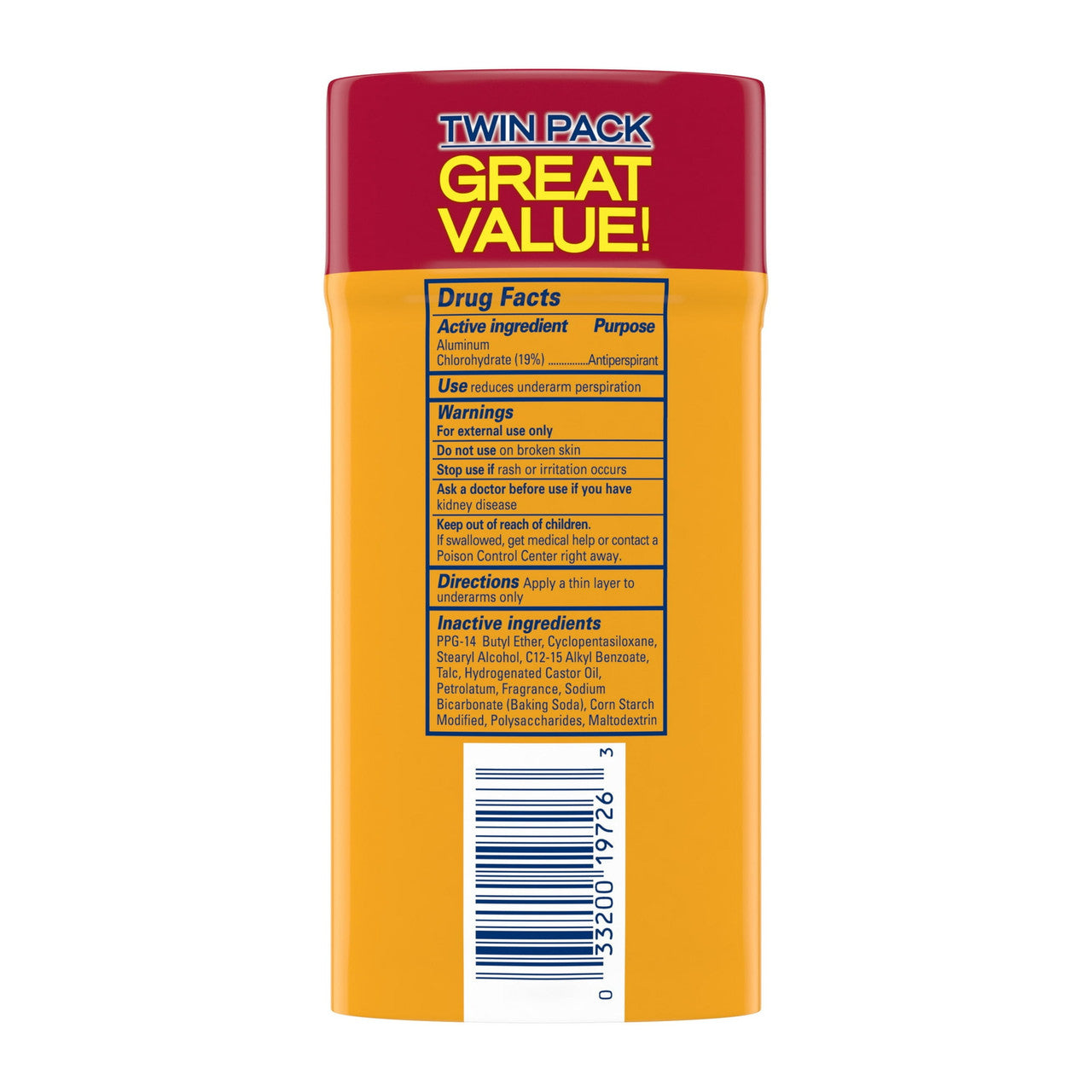 Arm & Hammer Ultramax Solid Antiperspirant And Deodorant, Fresh - 2.6 Oz, 2 Ea