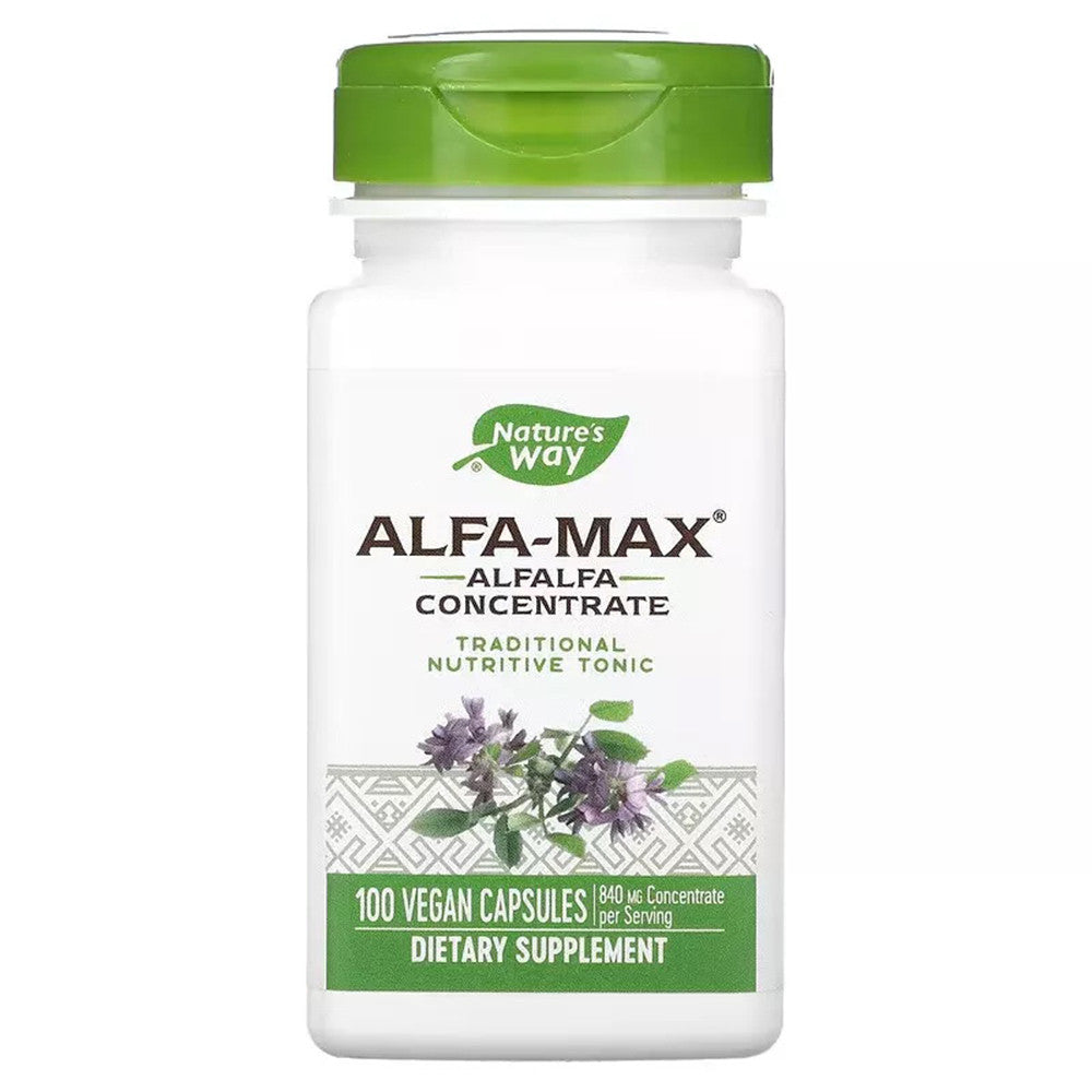 Natures Way Alfa-Max 525 Mg Capsules Easily Digested - 100 Ea