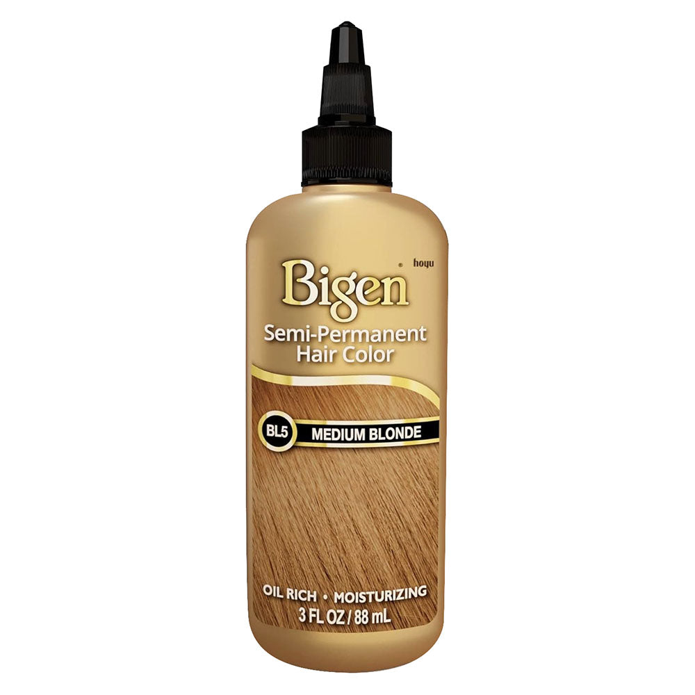 Bigen Semi Permanent Hair Color Bl5 Medium Blonde 3Oz (88Ml)