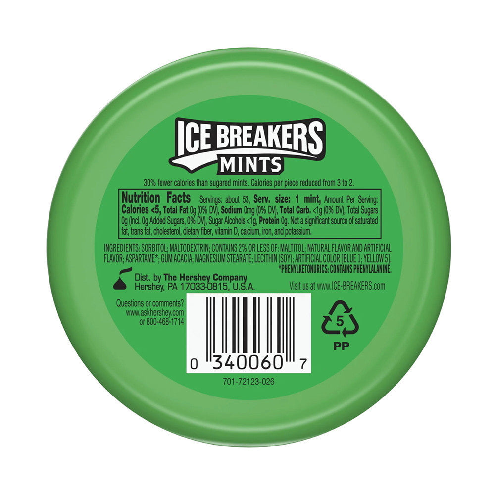 Ice Breakers Natural Spearmint Mints, 1.5 Oz