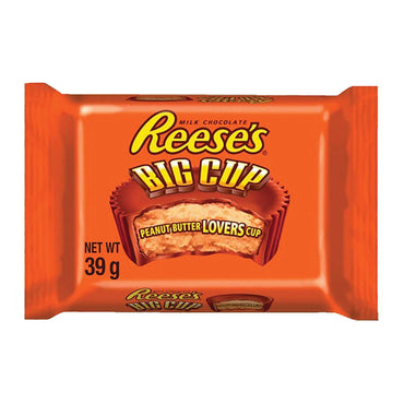 Hersheys Reeses Big Cups Standard, Peanut Butter, 1.4 Oz