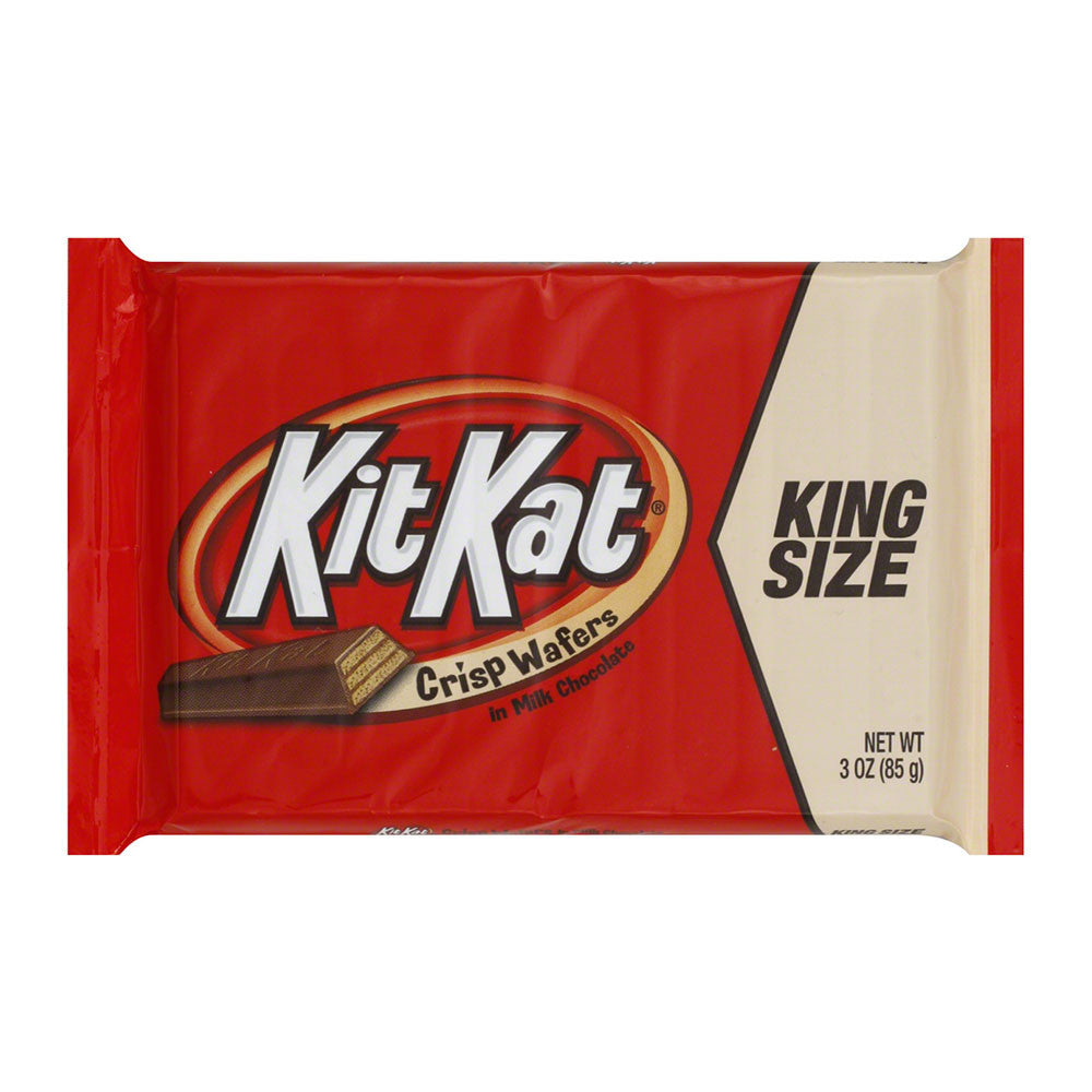 Hersheys Kit Kat King Size Candy Bars, 3 Oz