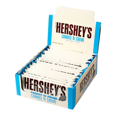 Hersheys Cookies N Creme King Size Bar, 2.6 Oz
