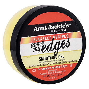 Aunt Jackies Flaxseed Recipes Tame My Edges Smoothing Hair Gel, 2 Oz