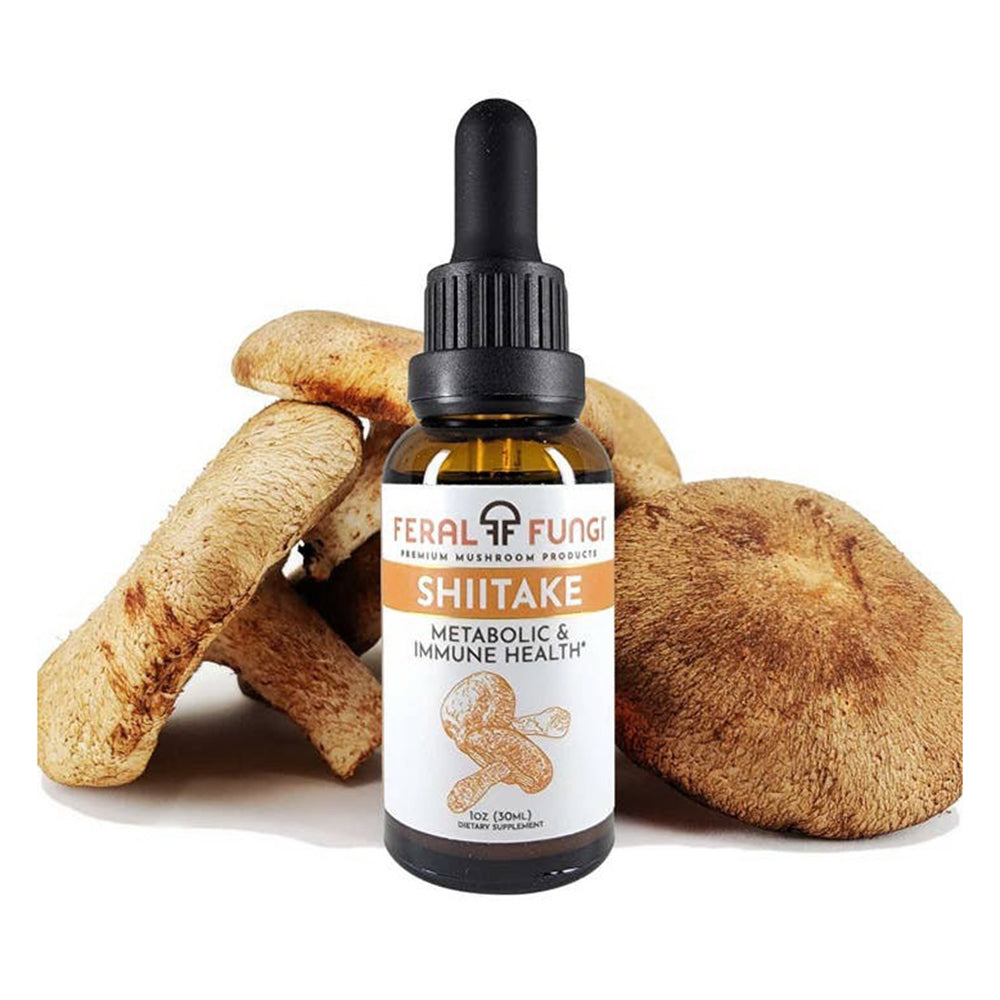Feral Fungi Shiitake Metabolic and Immune Health Dietary Supplement 1Oz (30ml)