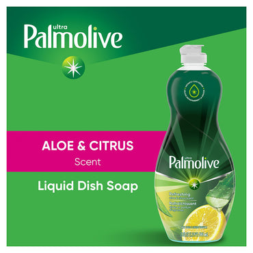 Palmolive Ultra Soft Touch Liquid Dish Soap, Aloe and Citrus Scent, 20 fl oz