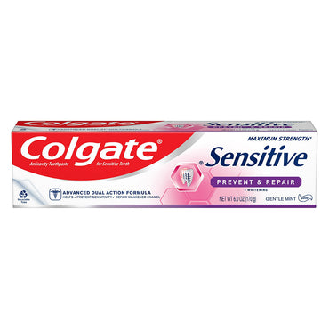 Colgate Sensitive Prevent and Repair With Witening Sensitive Toothpaste, 6 oz