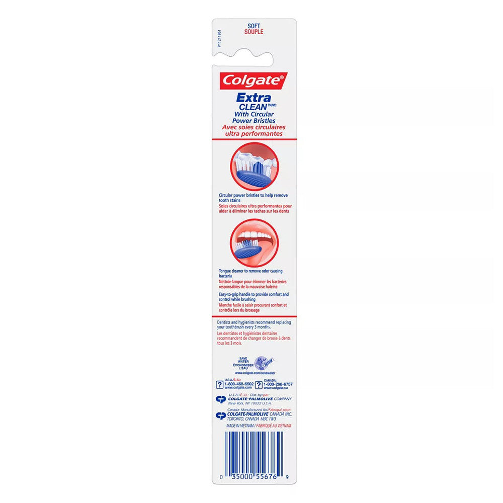 Colgate Extra Clean Full Head ToothBrush, Soft, 1 Ea