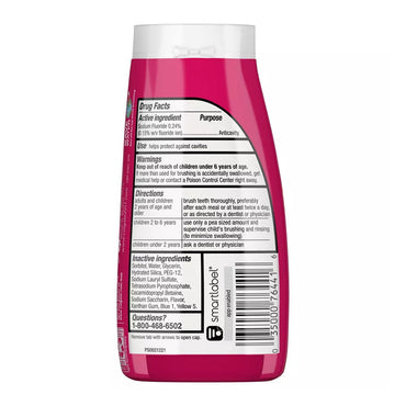 Colgate Childrens 2 In 1 Toothpaste And Mouthwash, Watermelon Flavor, 4.6 Oz