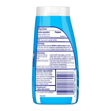 Colgate Maxfresh Fluoride Toothpaste With Mini Breath Strips Whitening Cool Mint, 4.6 Oz