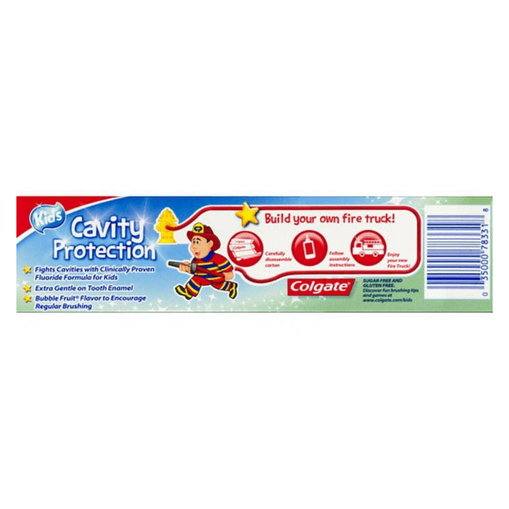 Colgate Kids Toothpaste Cavity Protection, Bubble Fruit, 130 Gm