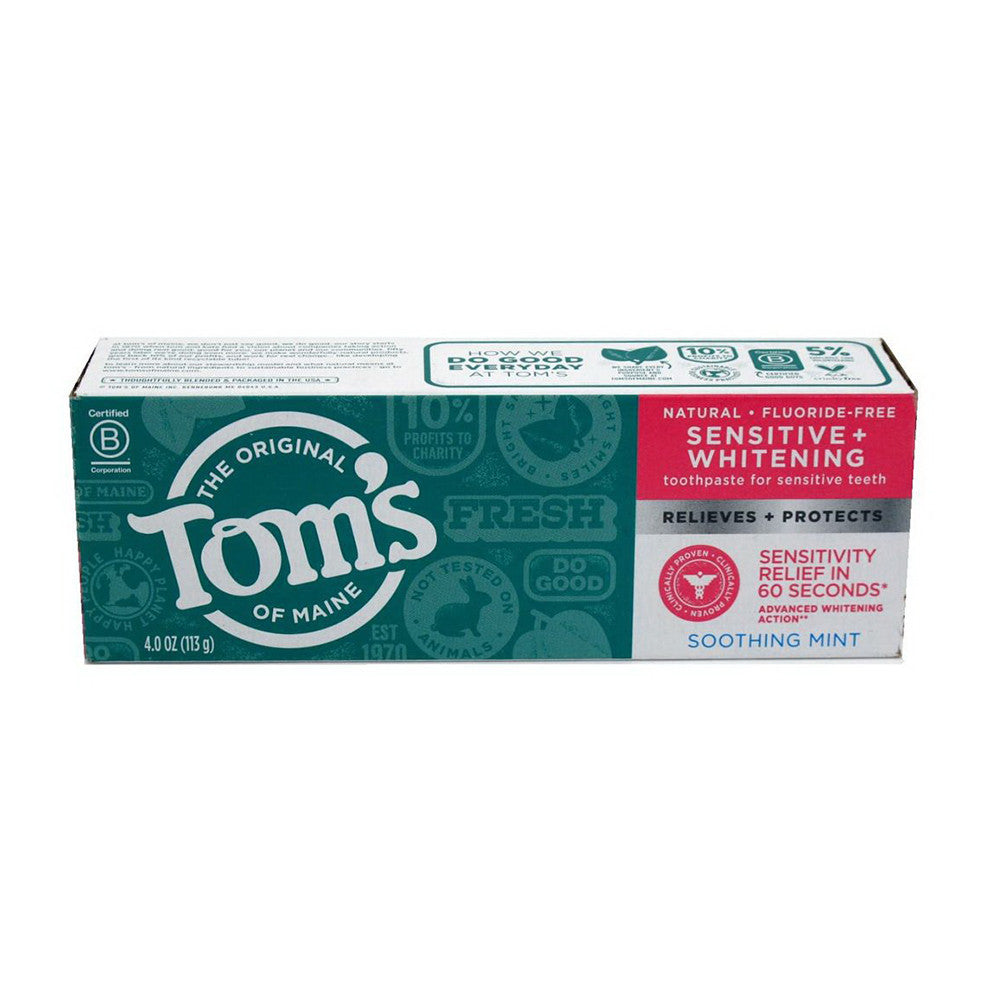 Toms Of Maine Sensitive And Whitening Toothpaste, 4 Oz