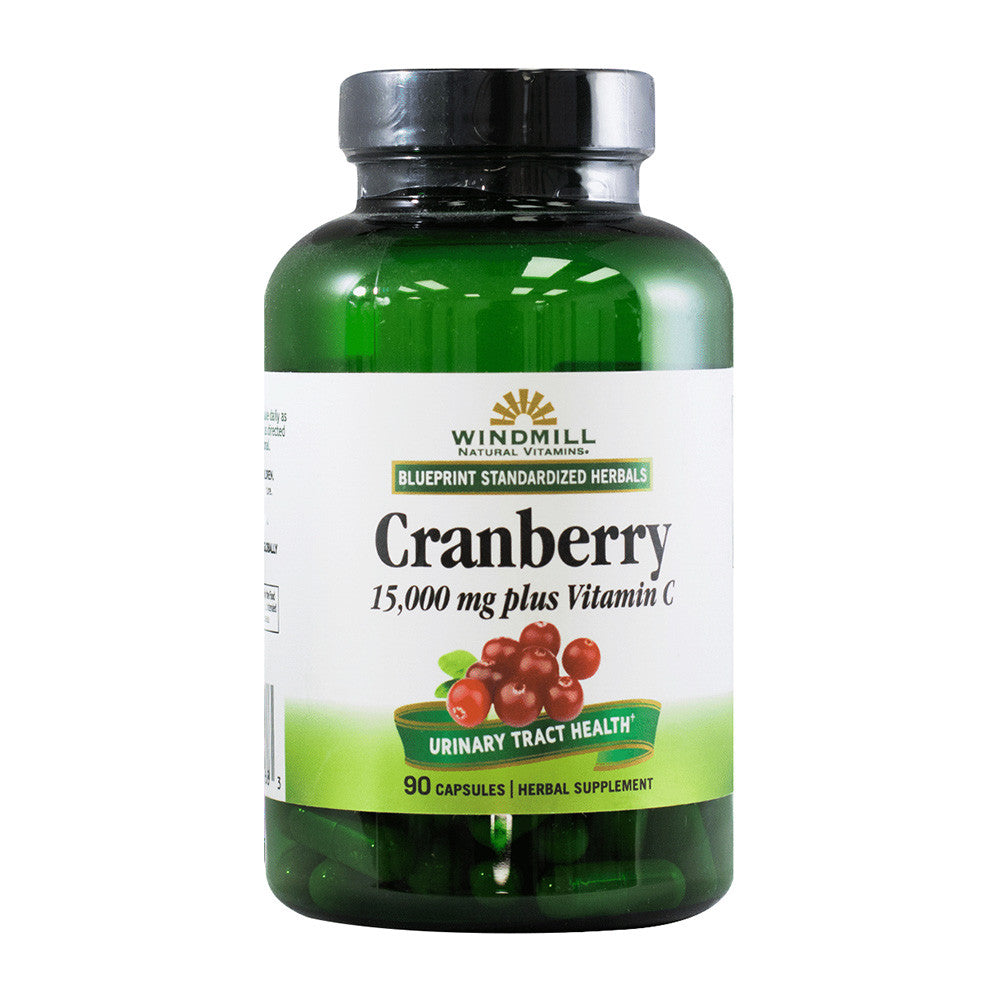 Windmill Cranberry Plus Vitamin C 15000 Mg Capsules, 90 Ea