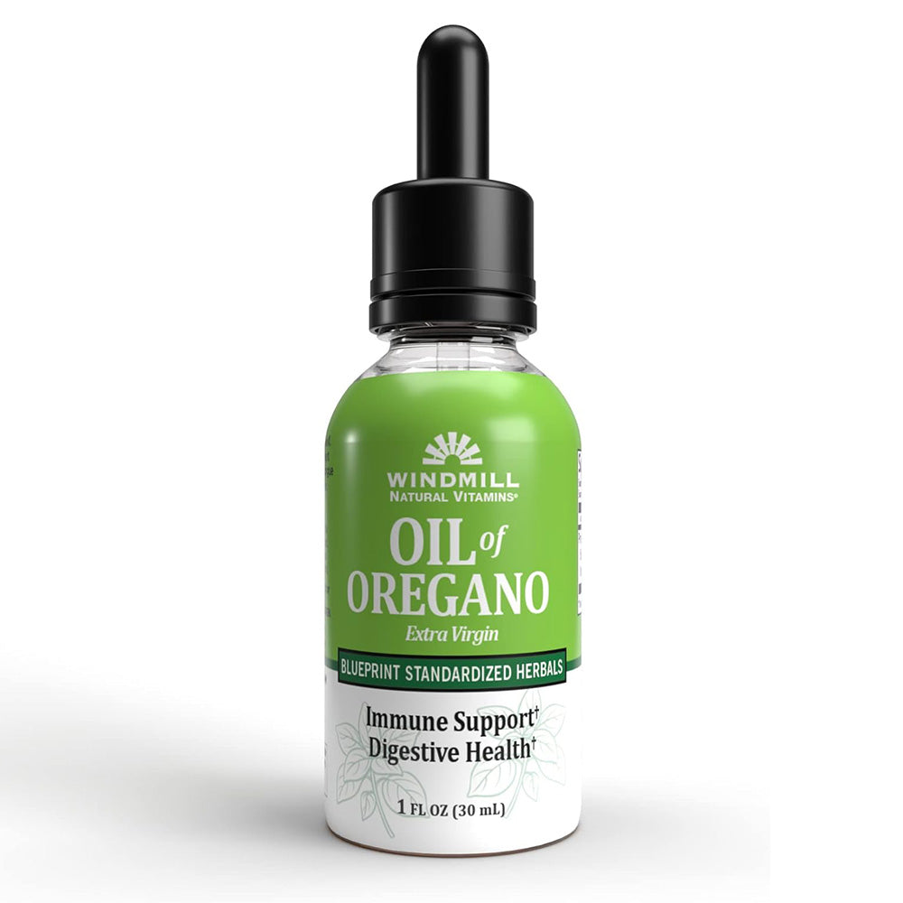 Windmill Natural Vitamins Oil of Oregano Support Immune and Digestive Health Syrup 1Oz (30ml)
