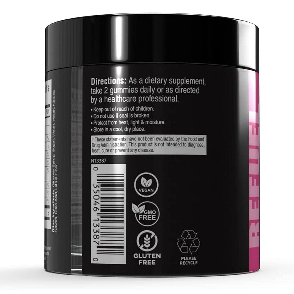 Cybergenics Hydrate Electrolyte Gummies with Coconut Water, Watermelon Flavor, 60 Ea