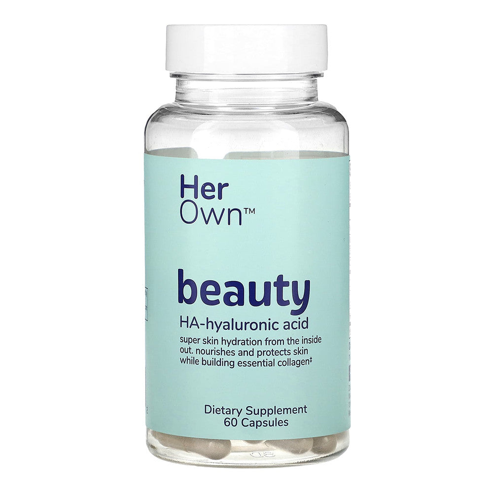 Her Own Beauty Hyaluronic Acid Capsules, Skin Hydration, 60 Ea
