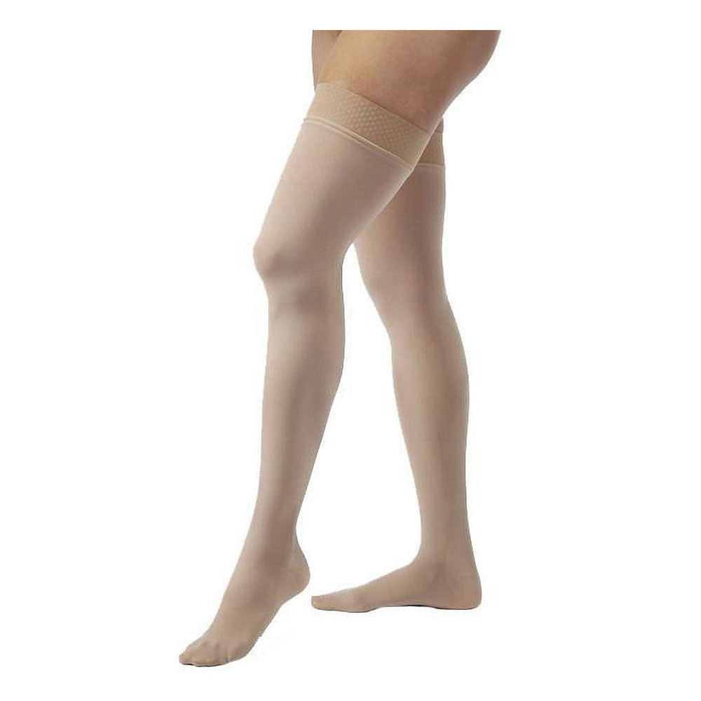 Jobst Opaque Natural Thigh High 30-40 mmHg XL Silicone Dot Band, 1 Ea
