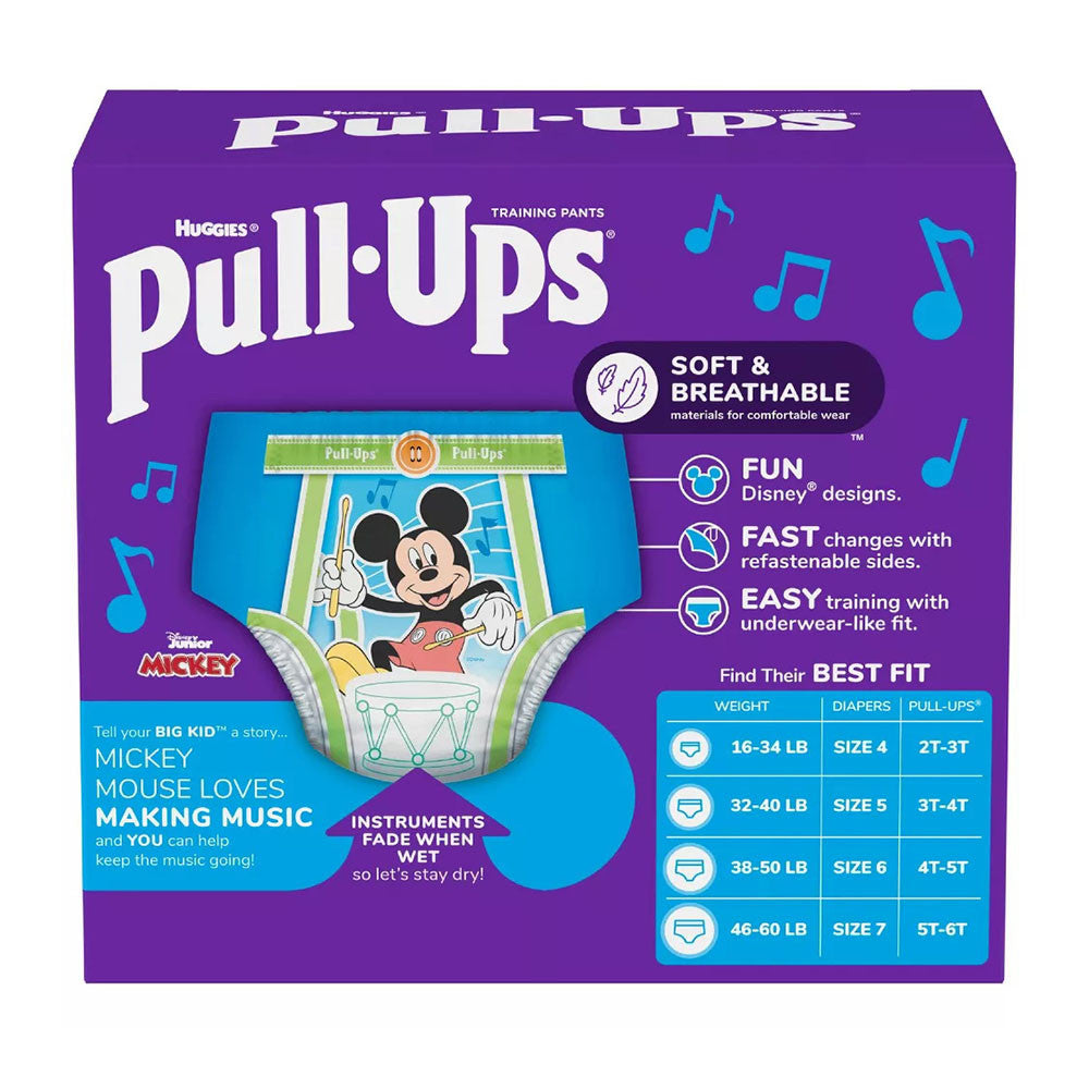 Huggies Pull Ups Boys Learning Designs Training Pants, Size 3t To 4t, 20 Ea