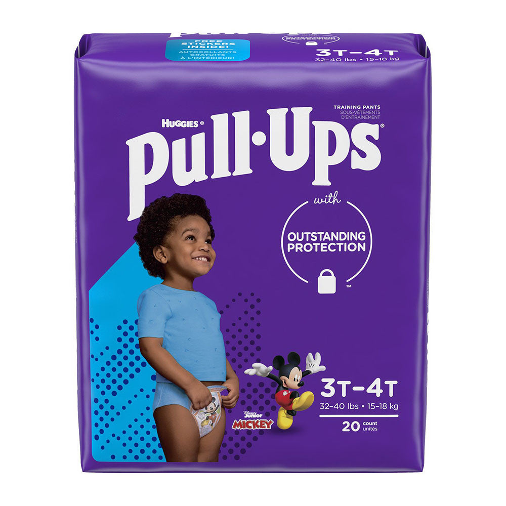 Huggies Pull Ups Boys Learning Designs Training Pants, Size 3t To 4t, 20 Ea
