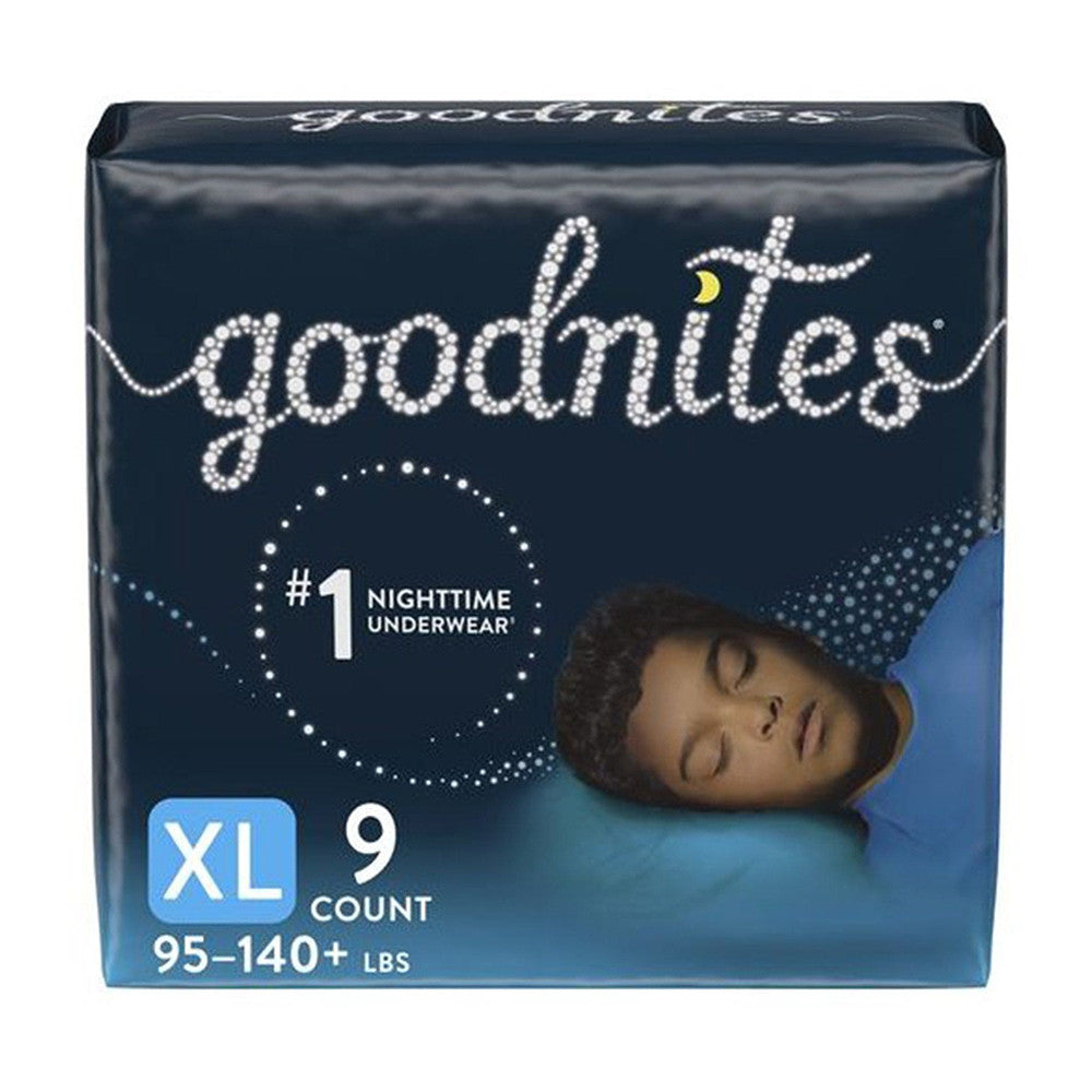Goodnites Boys Heavy Absorbency Nighttime Underwear, 9 Ea