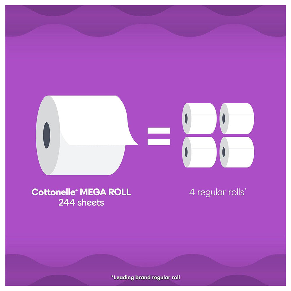 Cottonelle Ultra Comfort Mega Roll Toilet Paper, 6 Ea