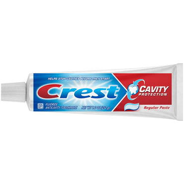 Crest Fluoride Anticavity Toothpaste Cavity Protection, Regular Paste, 8.2 Oz