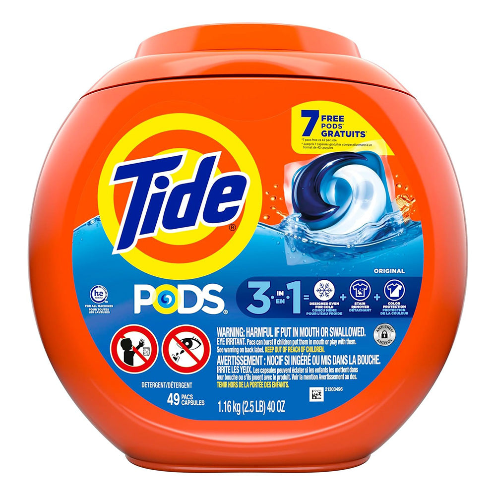 Tide Pods Original Scent Liquid Laundry Detergent 40Oz (2.5Lb)